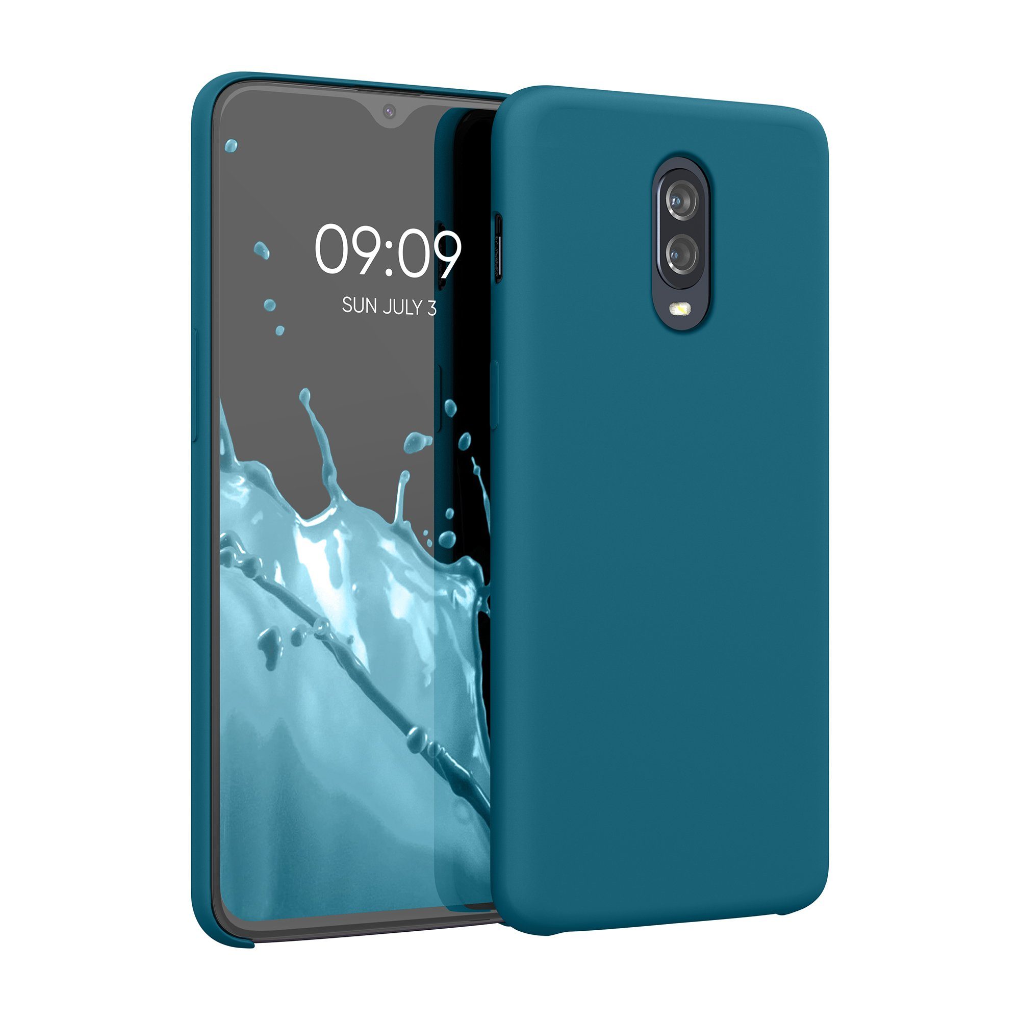 kwmobile Handyhülle Handyhülle für OnePlus 6T Hülle, Weiches Handy Silikon Case - Schutzhülle Cover