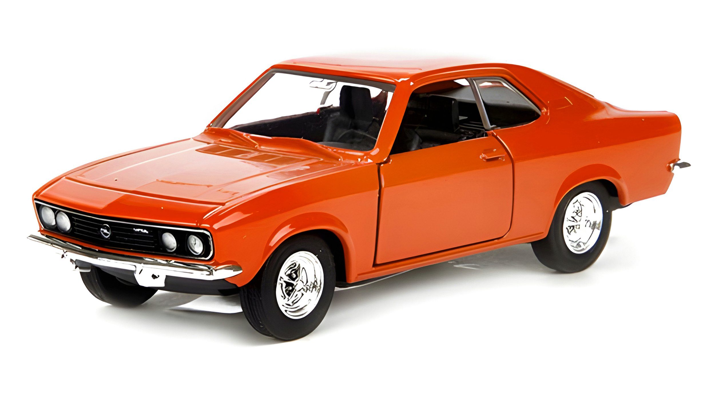 Modellauto OPEL Manta A 1970 Modellauto 12cm aus Metall Modell 51 (Orange)