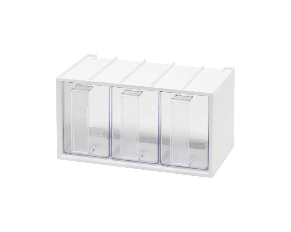 kuechenkonsum Vorratsdose Schüttensatz für Oberschrank 3fach im Einbaurahmen, (3-tlg)