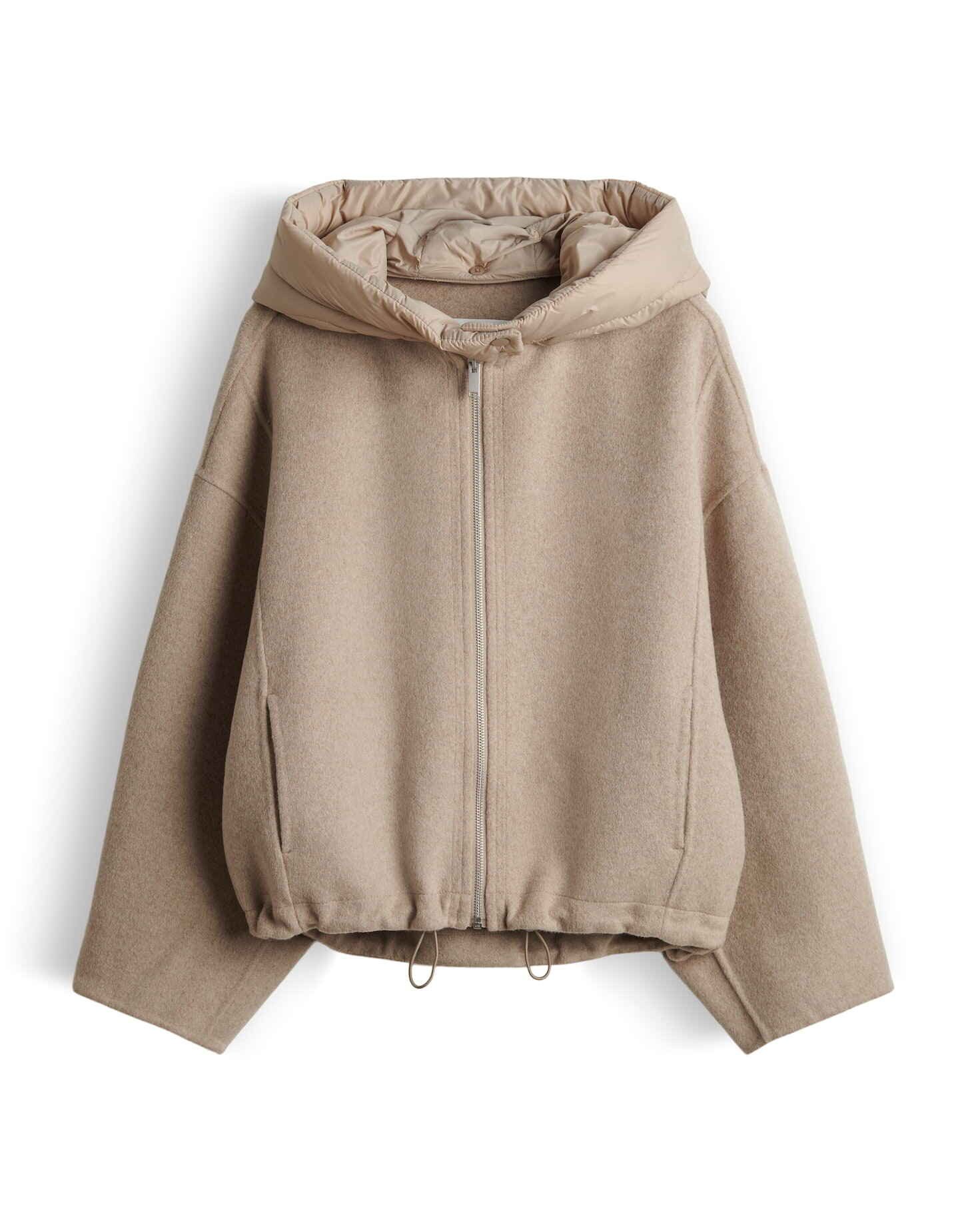 OPUS Wolljacke Hikone Nahttaschen vorne