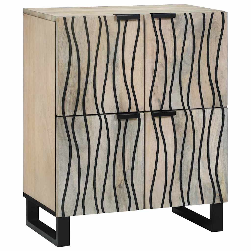 vidaXL Sideboard Medienlagerungsschränke & Regale Weiß 60 x 33 x 75 cm (1 St)
