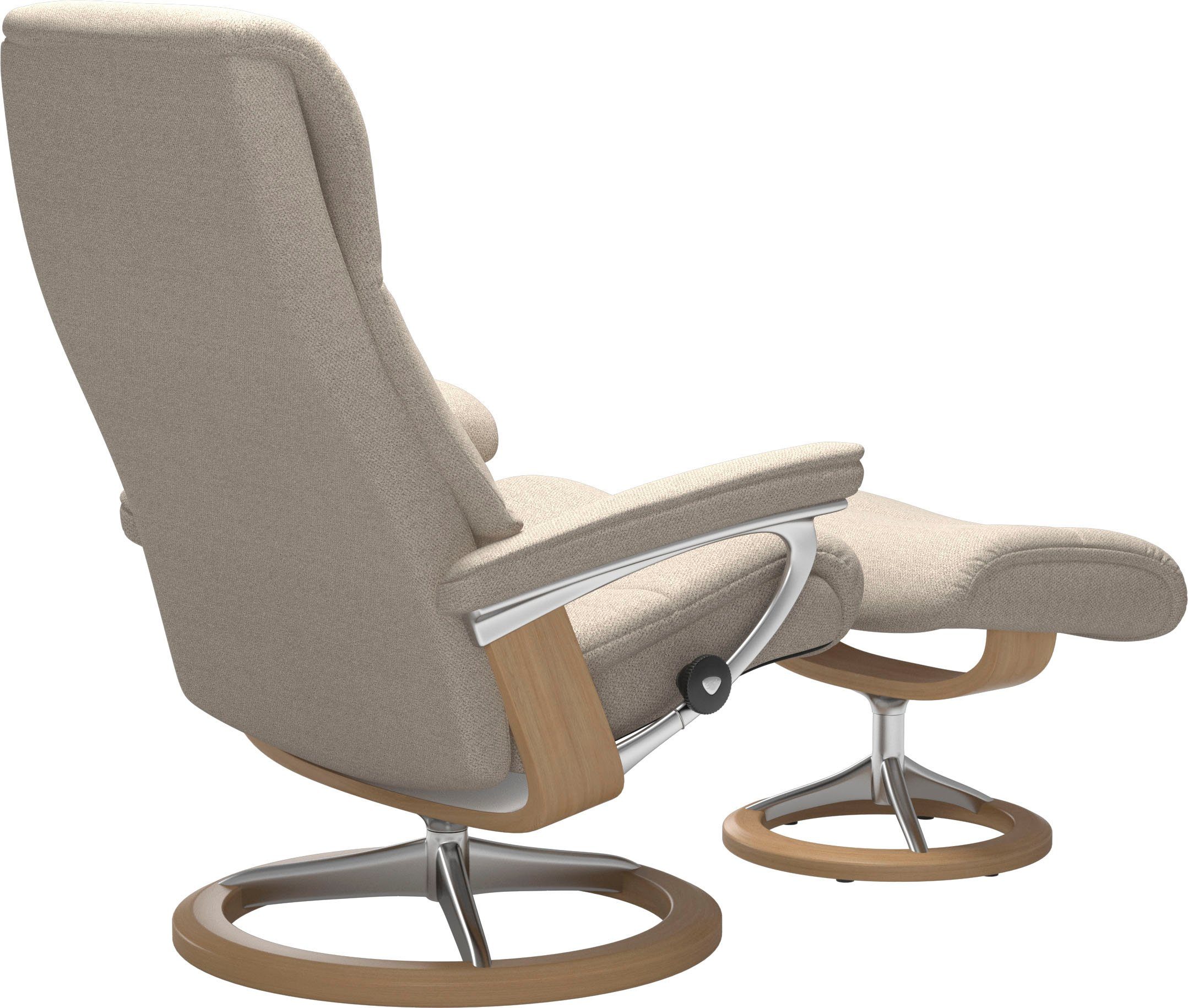 mit Eiche Relaxsessel View, Base, L,Gestell Signature Größe Stressless®