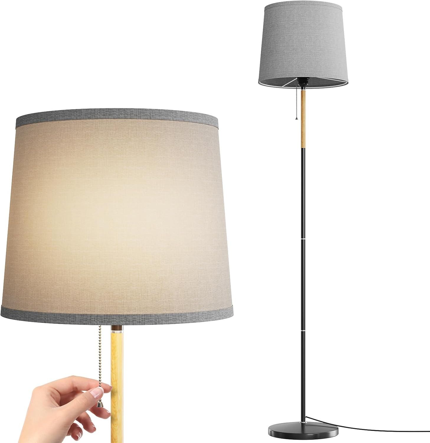 TLGREEN Stehlampe LED Stehleuchte, Wohnzimmerlampe, E27 Lampensockel, Max. günstig online kaufen