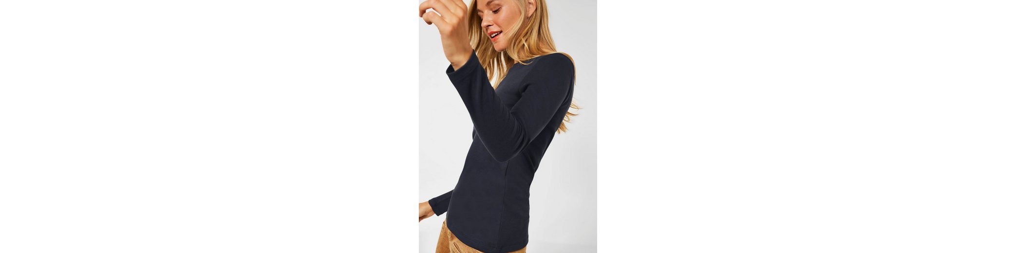 STREET ONE Langarmshirt »Style Lanea« mit UBootAusschnitt online