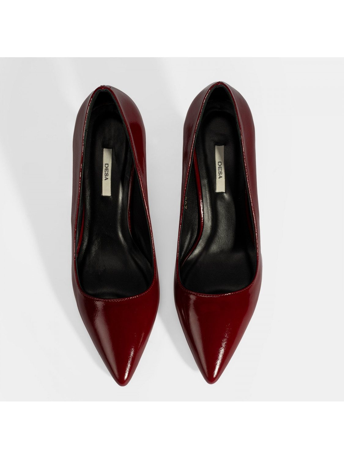 Desa Damen-Pumps im klassischen Stiletto-Look – Lackleder, zum Hineinschlü günstig online kaufen