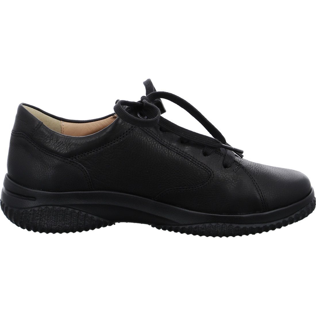 Schnürschuh Damen Schuhe, Nubuk 047508 schwarz Hartjes Hartjes Ethno - Schnürschuh