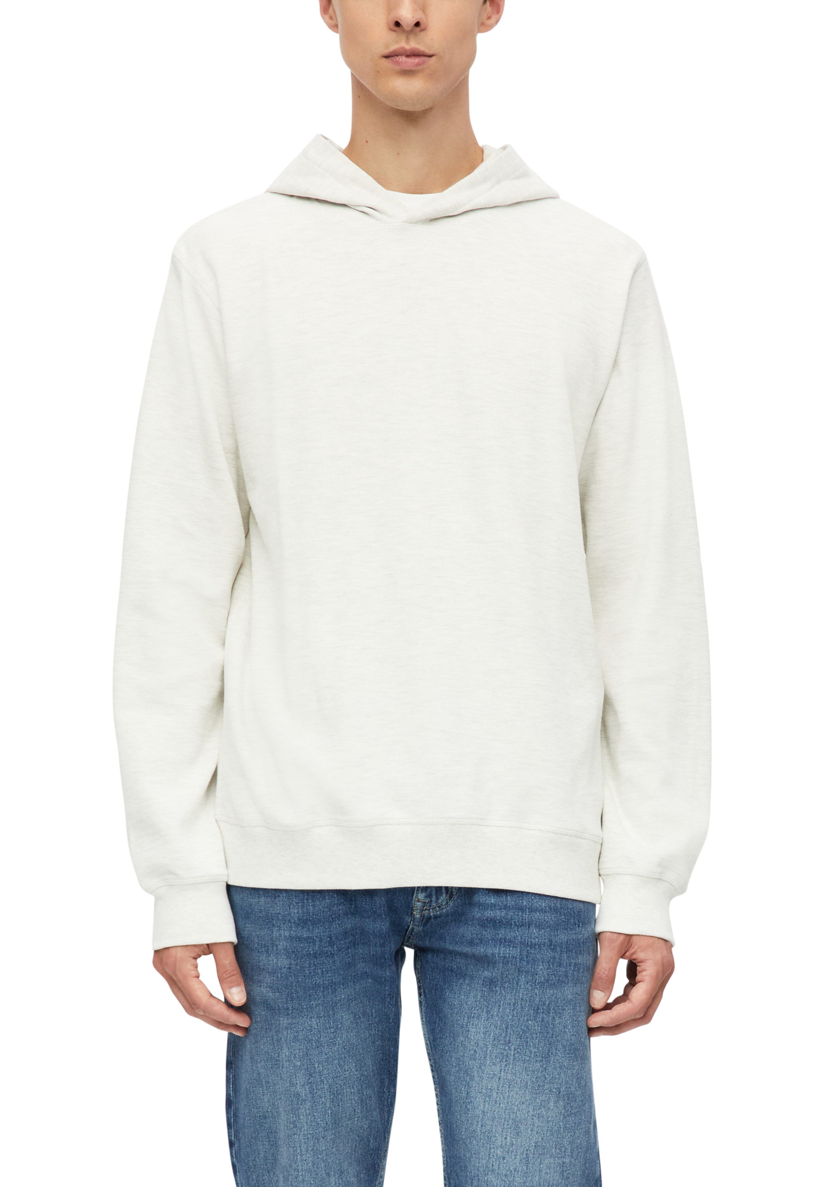 s.Oliver Kapuzensweatshirt aus reiner Baumwolle
