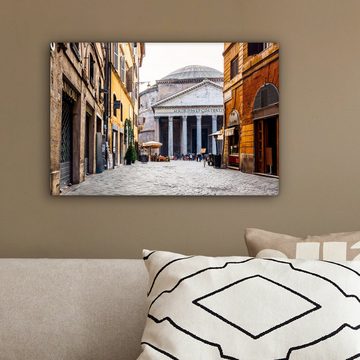 OneMillionCanvasses® Leinwandbild Italien - Rom - Bauwerke, (1 St), Wandbild Leinwandbilder, Aufhängefertig, Wanddeko, 30x20 cm
