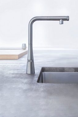 Grohe Spültischarmatur Zedra SmartControl mit herausziehbarer Spülbrause