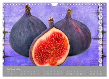 CALVENDO Wandkalender Obst (Wandkalender 2024 DIN A4 quer), CALVENDO Monatskalender