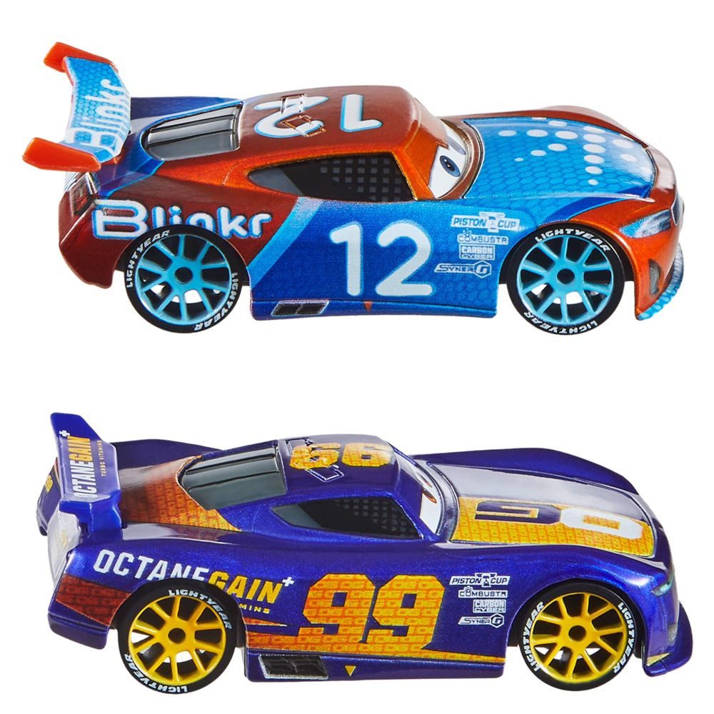 Disney Cars Spielzeug-Rennwagen Danny Swervez & Ryan Inside Laney JDK49 Disney Cars Cast 1:55