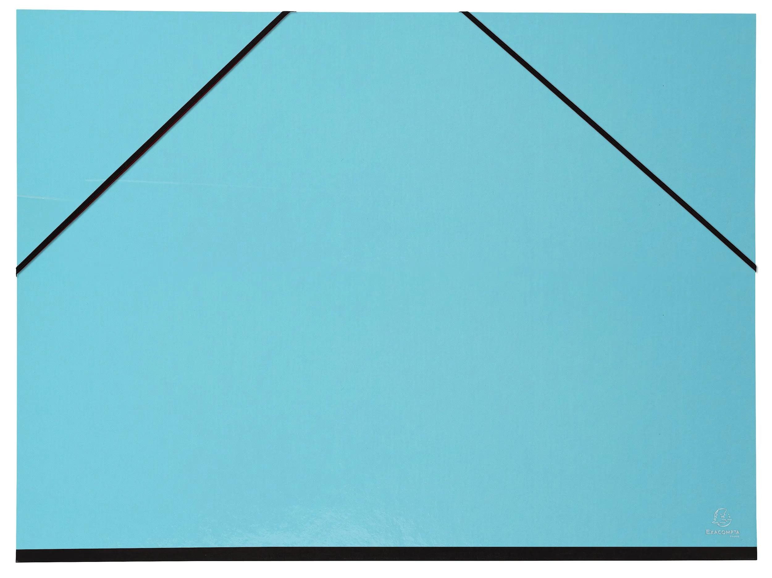 Schreibmappe 5x Zeichenmappe Gummizug 52x72 cm für 50x65 cm farbig sortiert 25690E