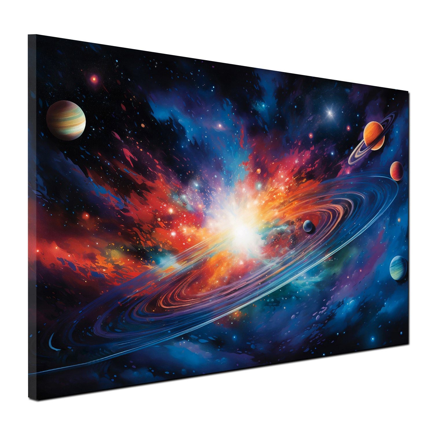 Leinwandbild Universum WeltraumWandbild Leinwandbild Kunstdruck XL Wanddeko