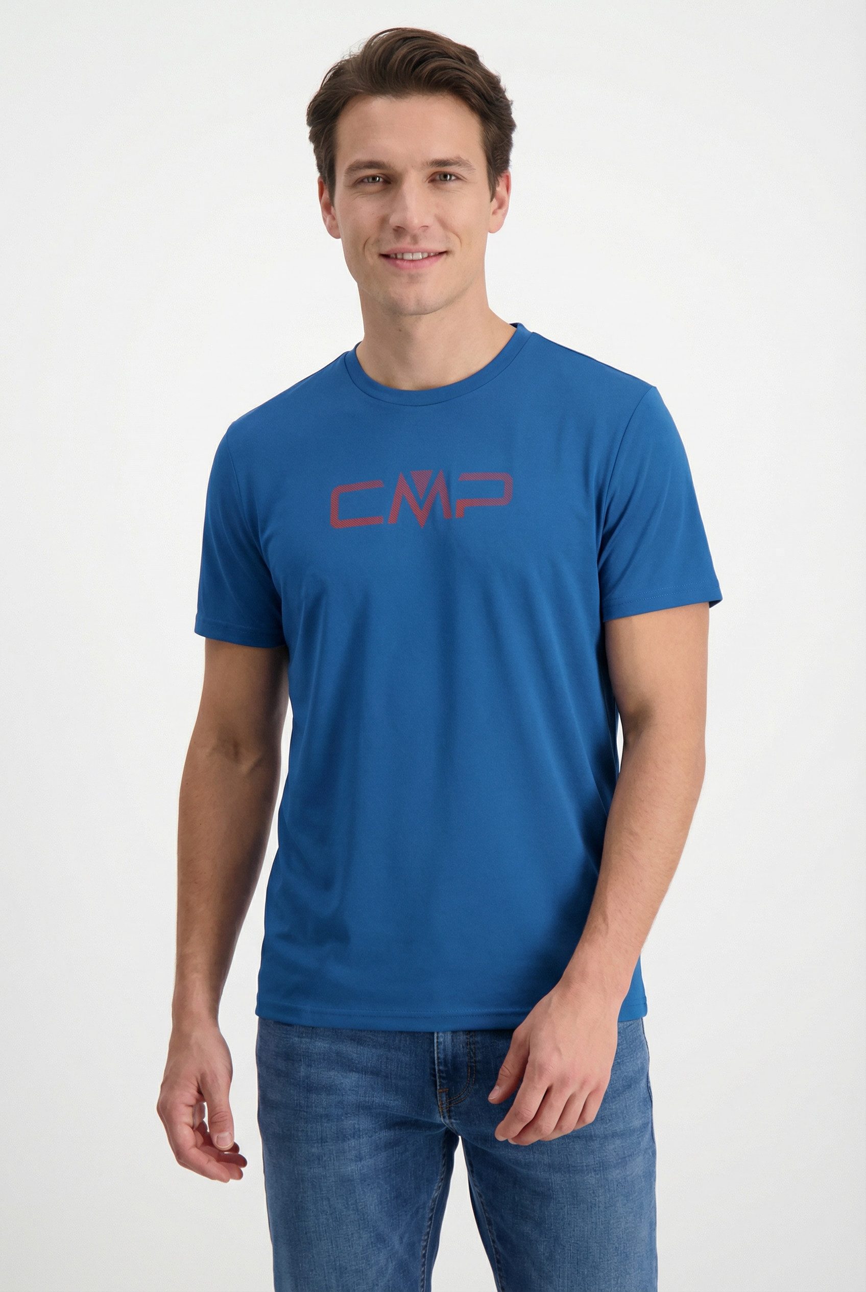CMP Funktionsshirt MAN CO T-SHIRT atmungsaktiv, mit Rundhalsausschnitt, schnell trocknend
