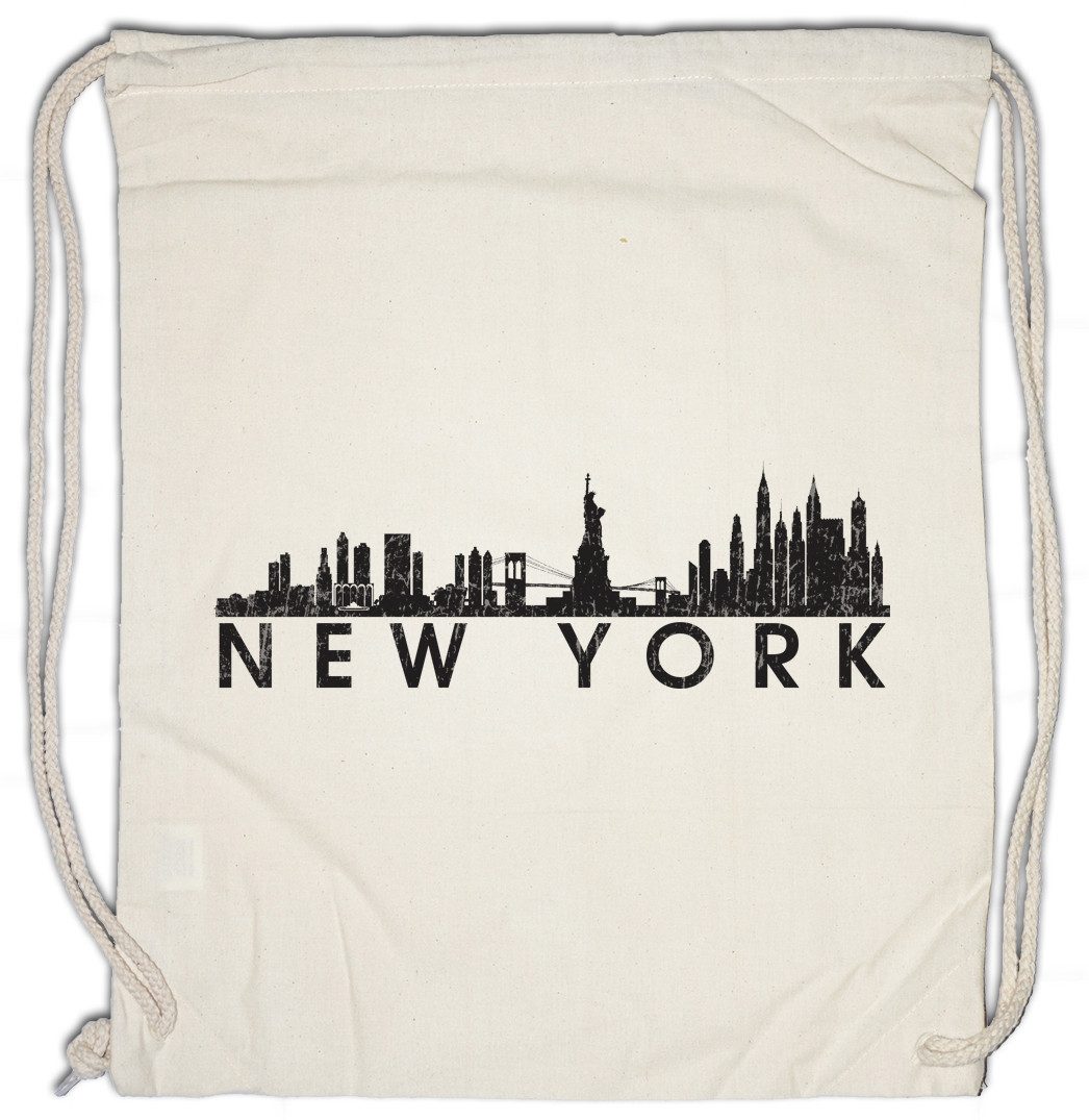 Turnbeutel Skyline New York Turnbeutel Stadt City Fun United States NYC USA