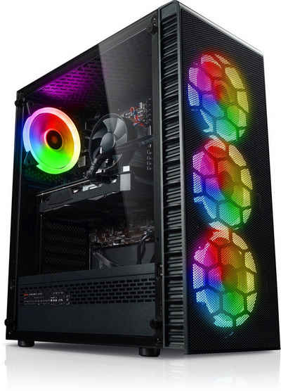 Kiebel Raptor 10 Gaming-PC (Intel Core i9 Intel Core i9-11900KF, RTX 3060, 32 GB RAM, 1000 GB SSD, Luftkühlung, ARGB-Beleuchtung, WLAN)