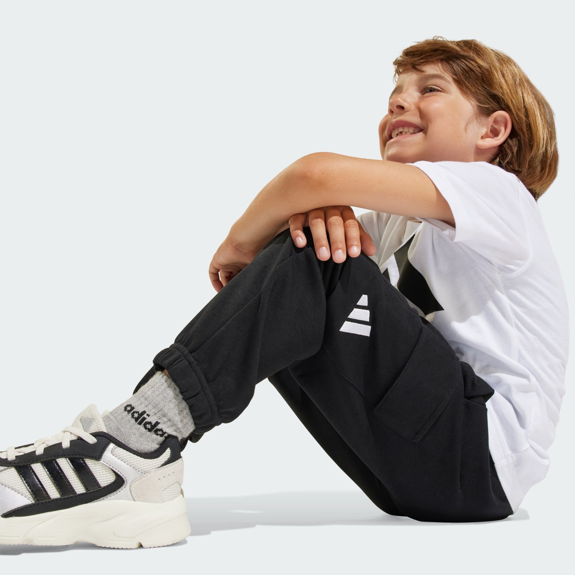 adidas Sportswear Jogginghose ESSENTIALS KIDS CARGOHOSE (1-tlg) – Bild 5 von 5