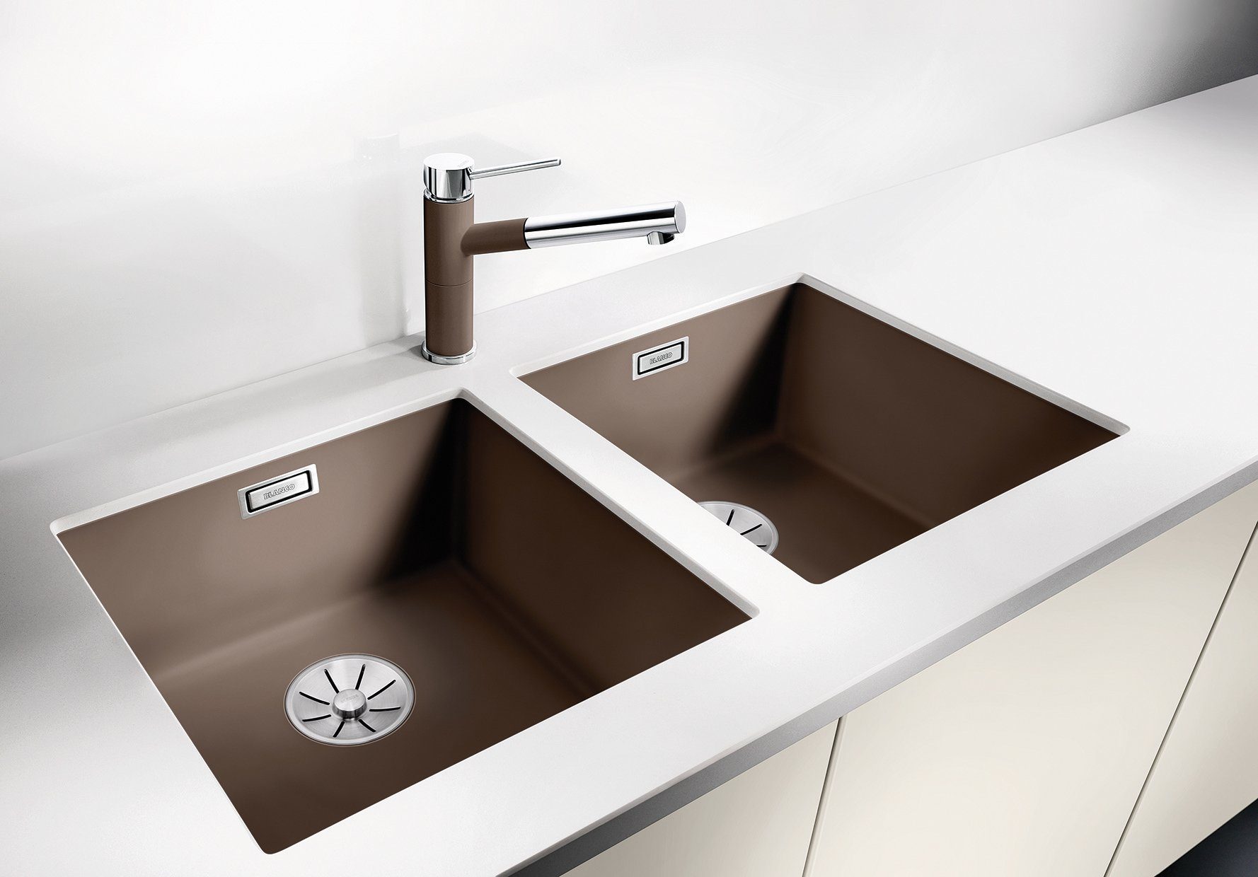 Blanco Granitspüle SUBLINE 400-U, rechteckig