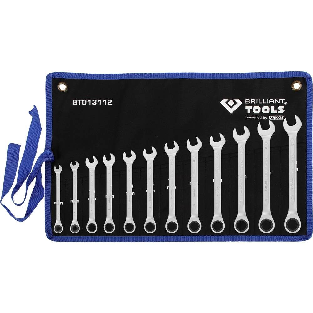 Brilliant Tools Накидной ключ Ratschenringschlüssel-Satz, 12-tlg, 8 - 19 mm