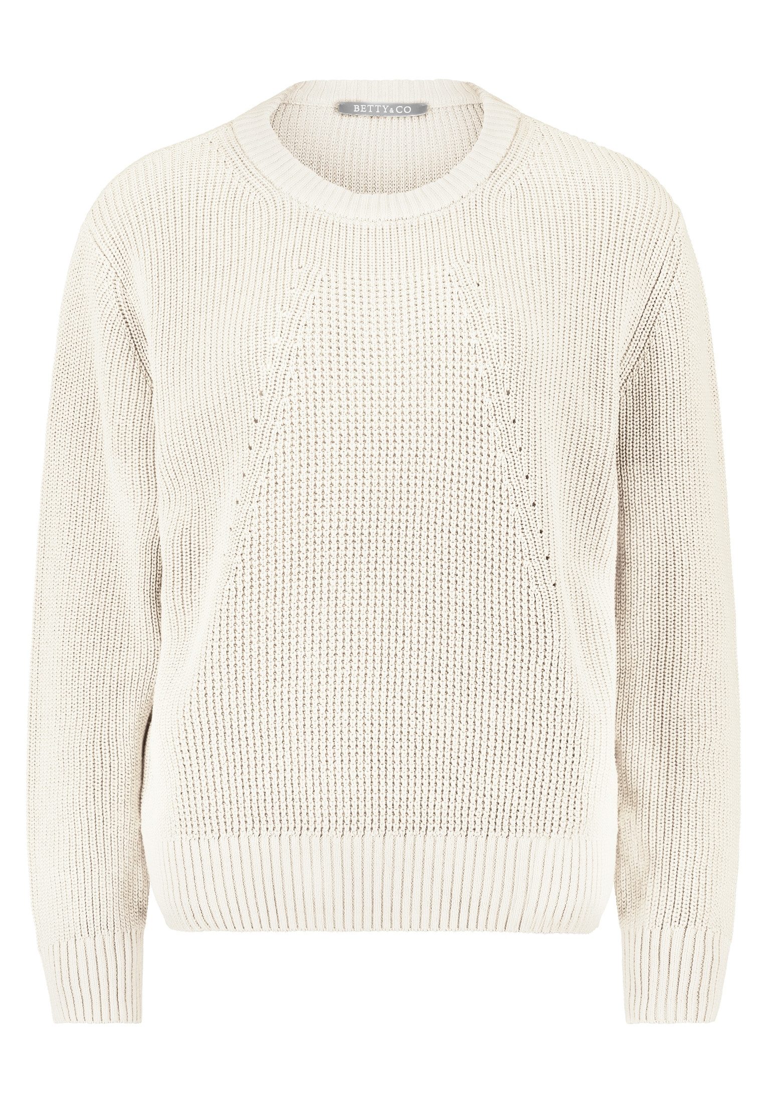 Betty&Co Strickpullover Strickpullover Kurz 1/1 Arm