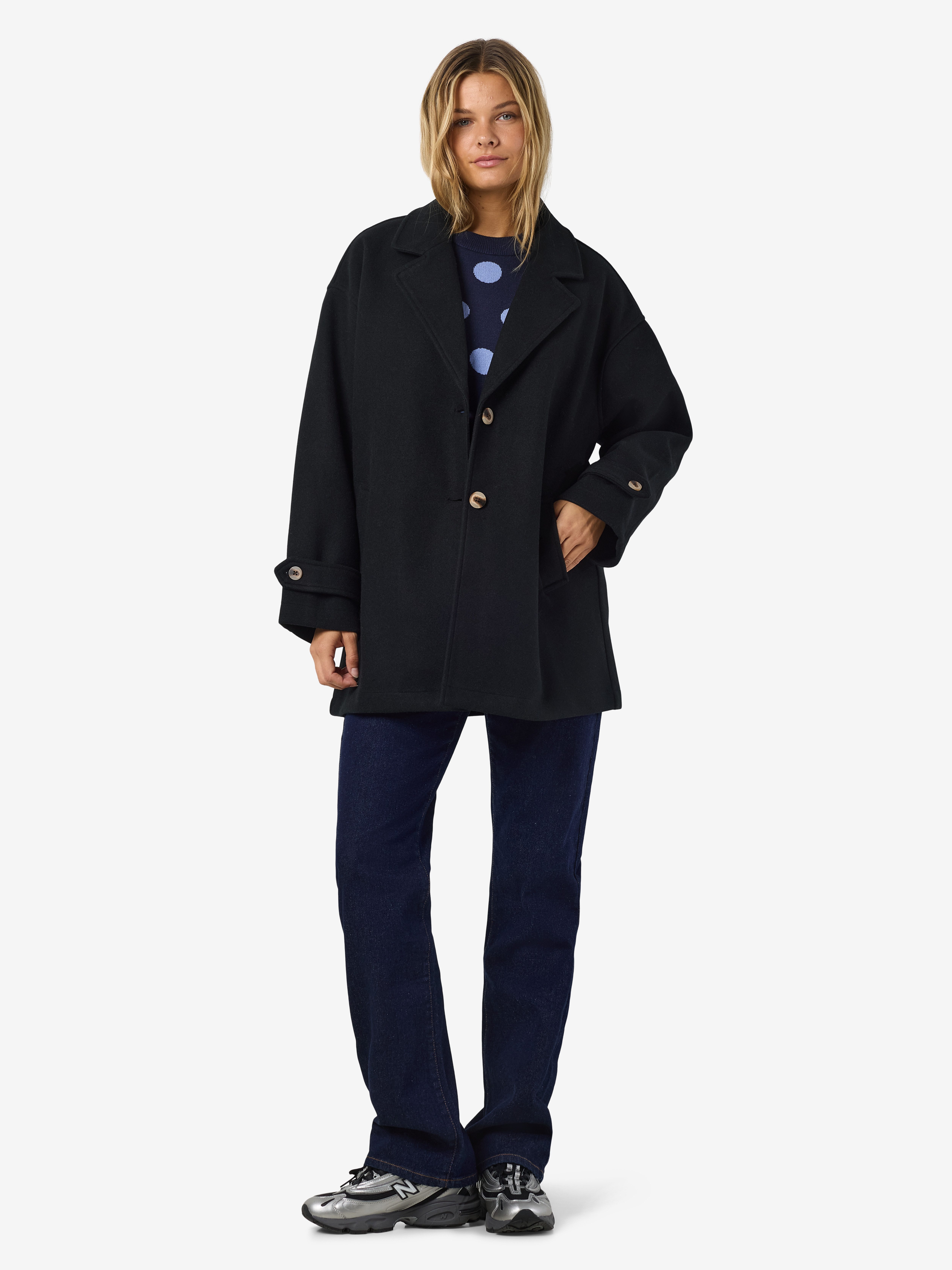 Noisy may Cabanjacke NMALICIA LS OVERSIZE BLAZER NOOS