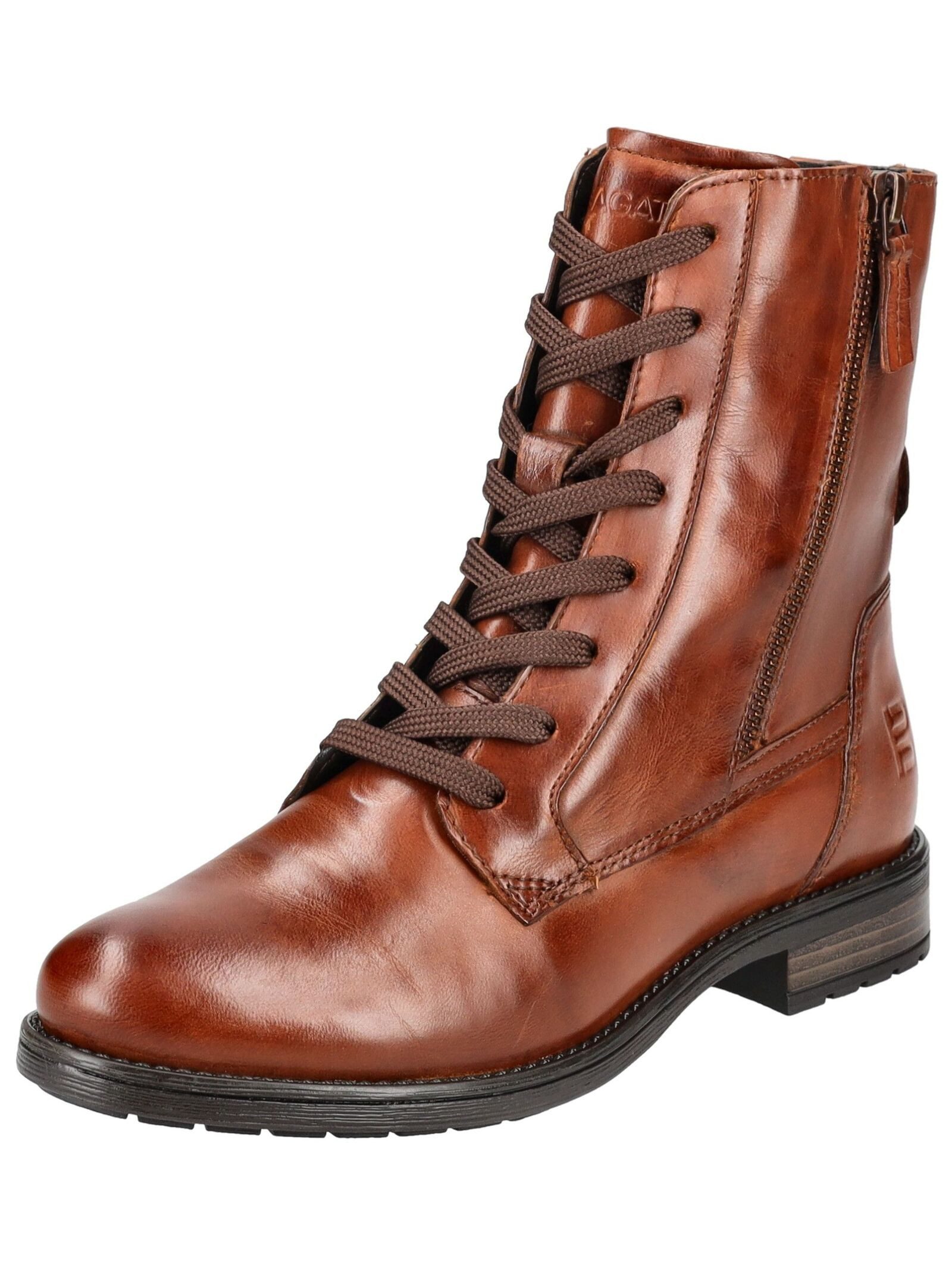 BAGATT Stiefelette Nappaleder . Schnürstiefelette