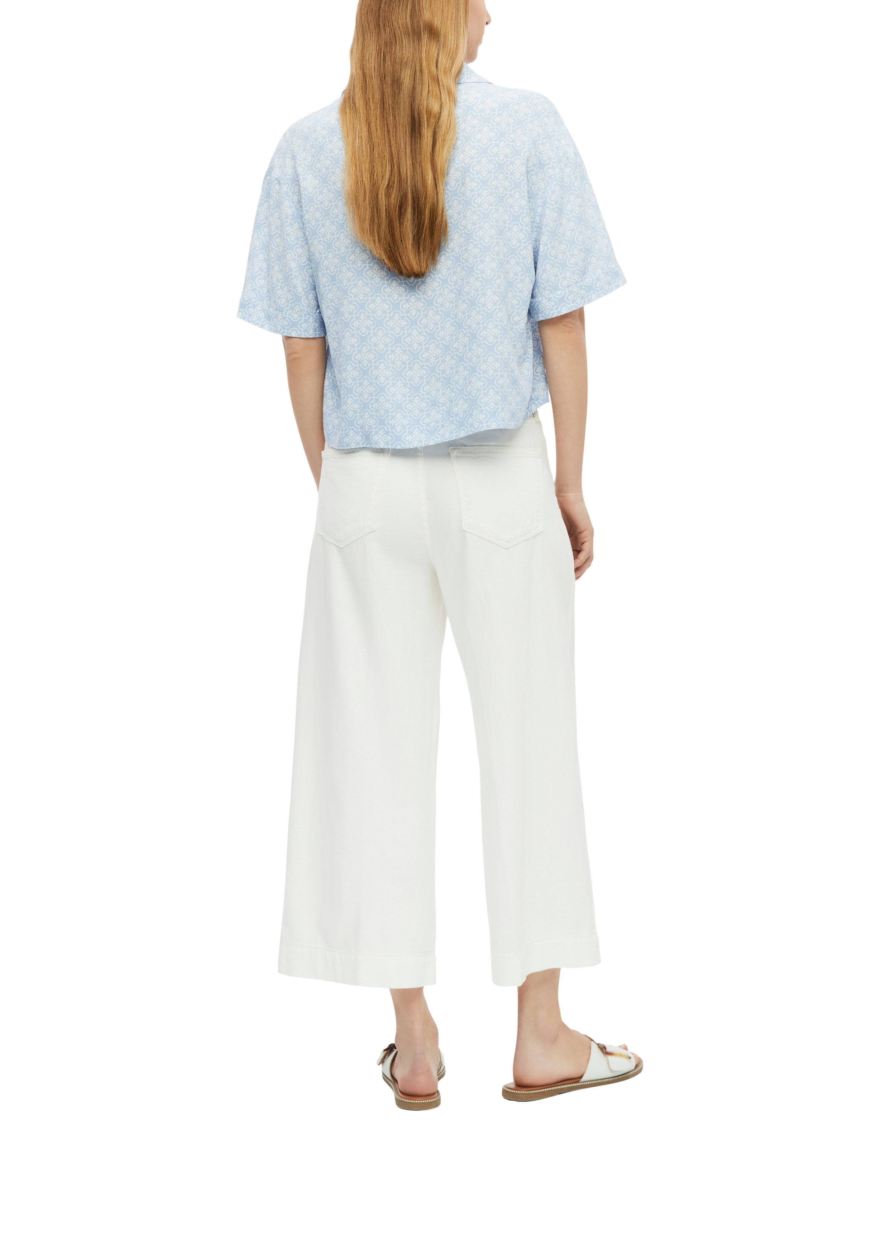 s.Oliver Druckbluse Sommerbluse mit Allover-Print – Bild 3 von 4