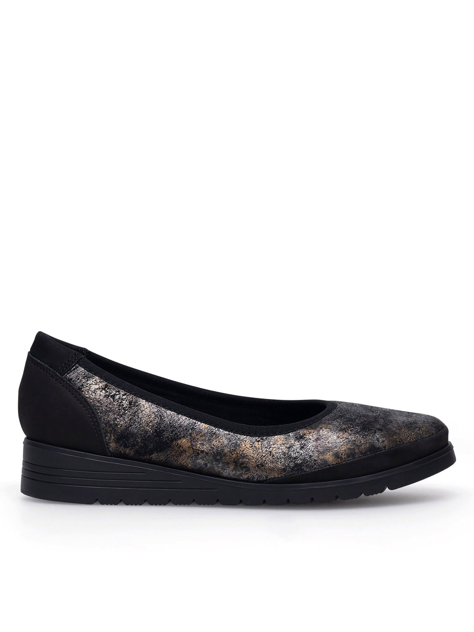 Go Soft Ballerinas Damen EST-TOMI-02 Schwarz Ballerina
