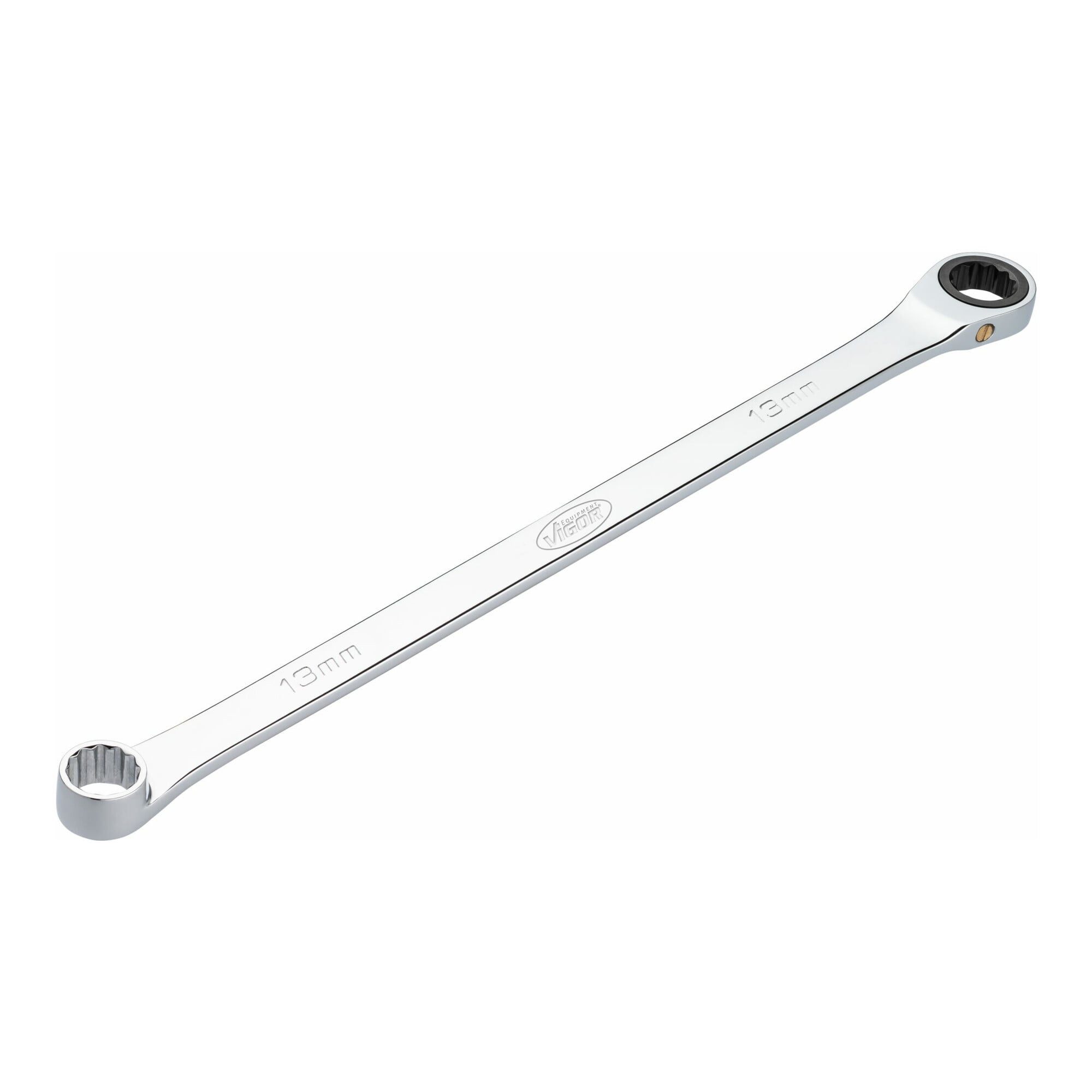 VIGOR Ratsche VIGOR Ratschen-Ringschlüssel, extra lang, V7031-13, SW 13 mm