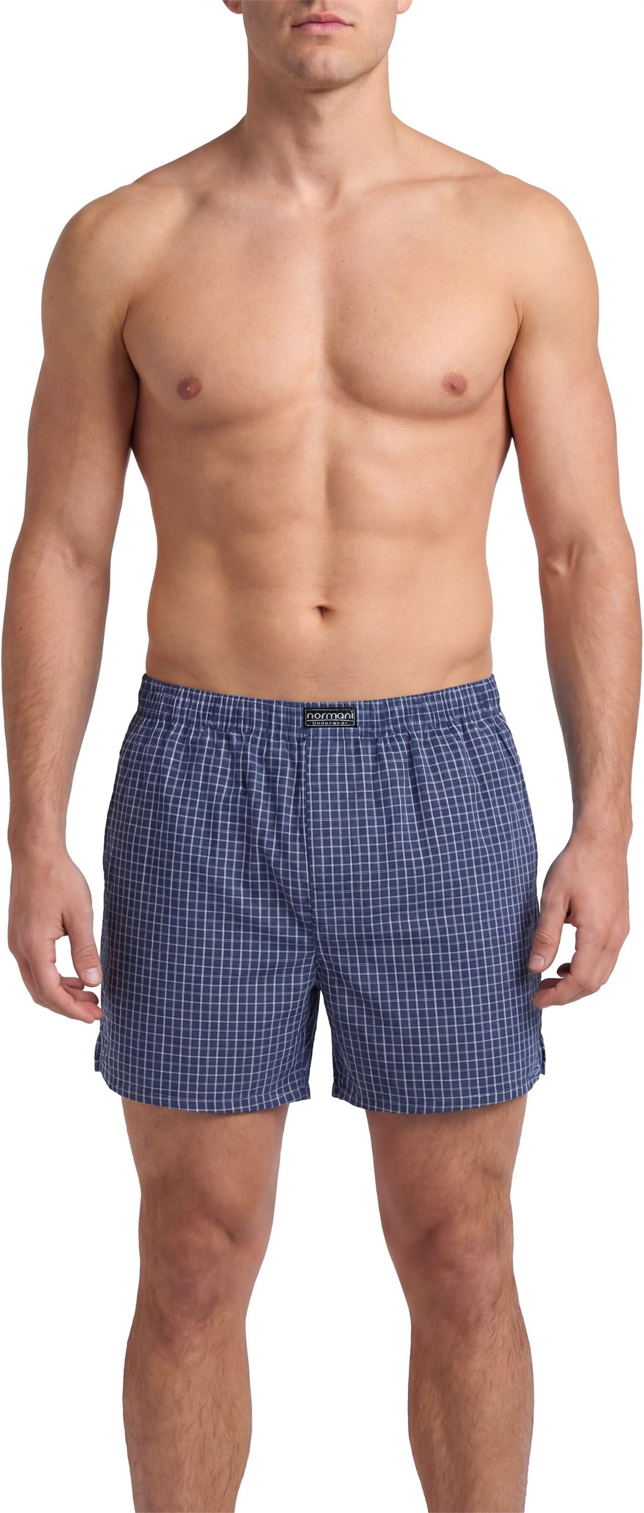 normani Boxershorts 3 Stück Herren Web Boxershorts Aus atmungsaktiver Baumwolle – Bild 2 von 5