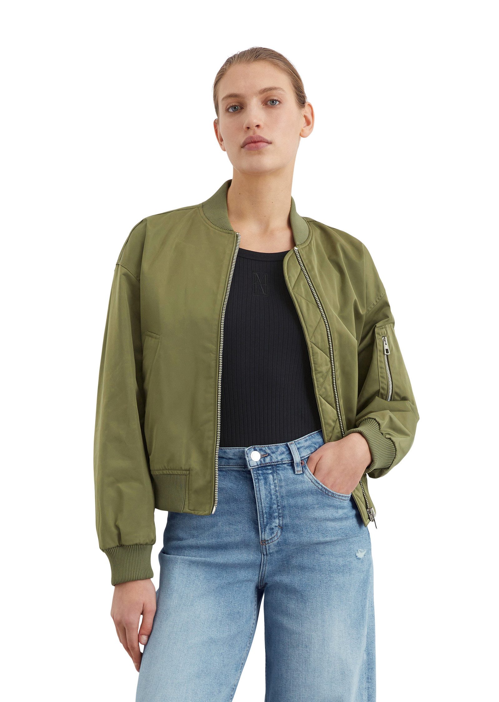 Marc O'Polo Outdoorjacke aus recyceltem Polyester-Twill günstig online kaufen