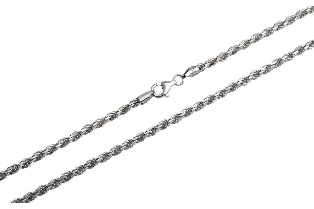 Silberkette Kordelkette 3mm - 925 Silber