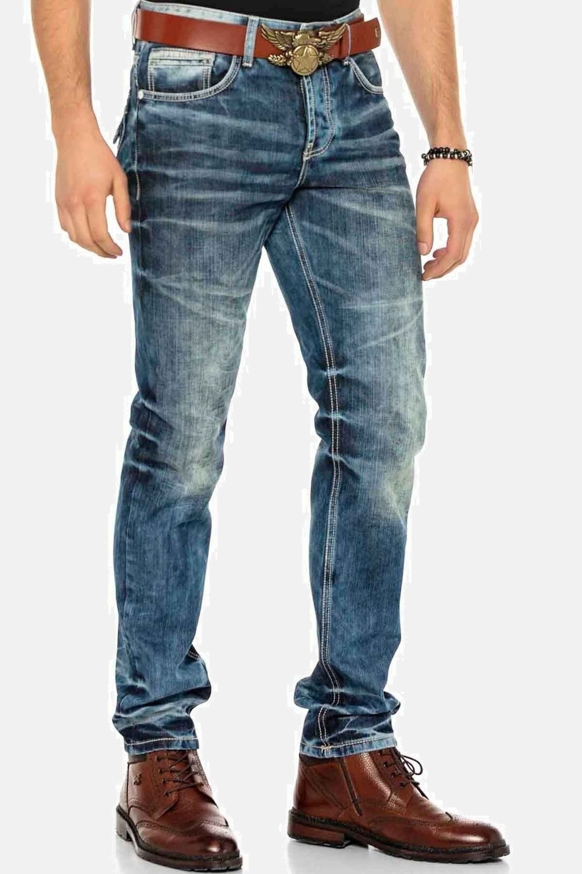 Cipo & Baxx 5-Pocket-Jeans Jeans in Straight-Fit, CD-328