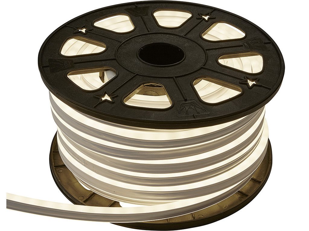 STAR TRADING LED-Lichterschlauch NEOLED Lichtschlauch Ropelight zweiseitig 30m kürzbar neutralweiß, 1800-flammig
