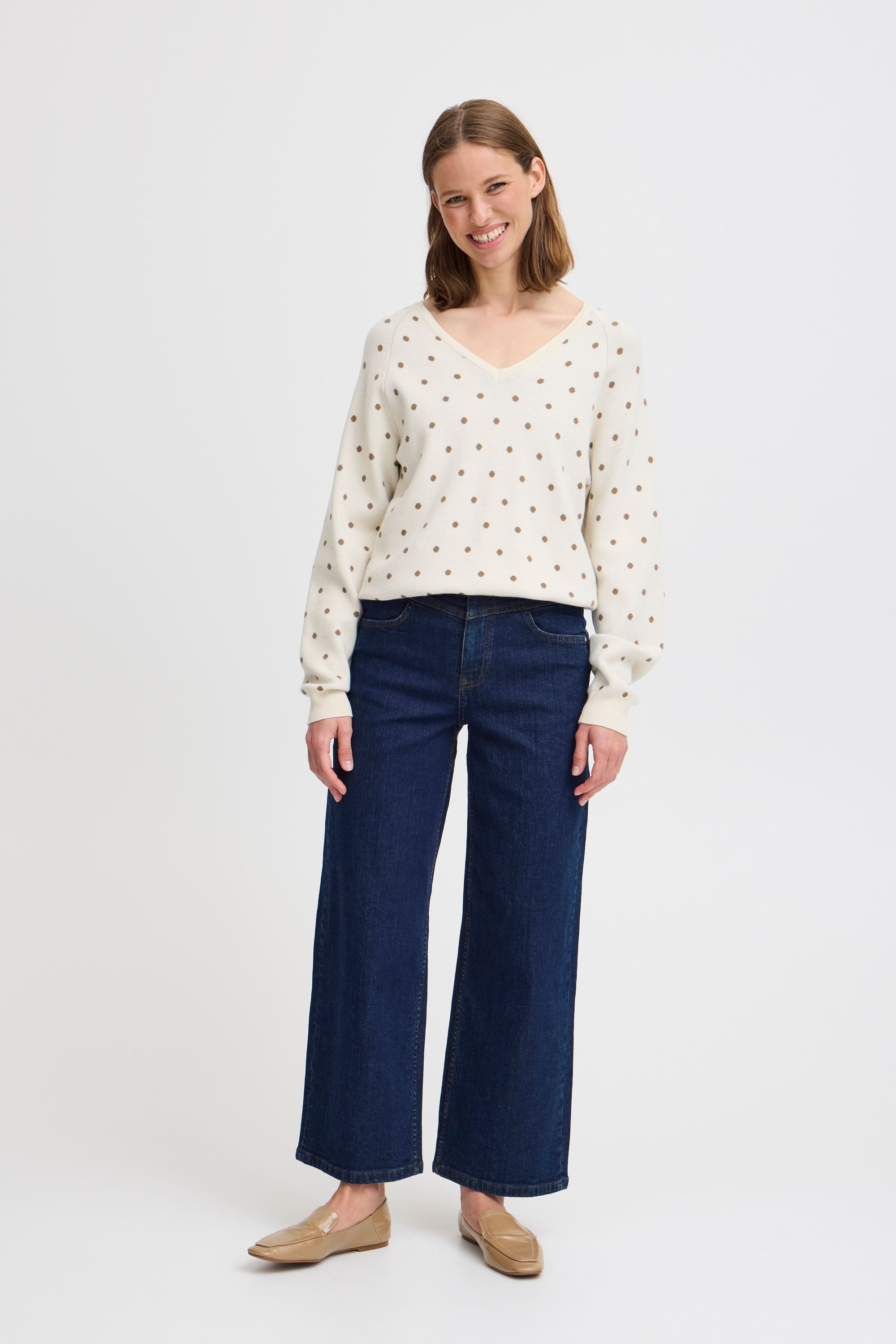 Strickpullover BYMIRAN DOT JUMPER - KNIT