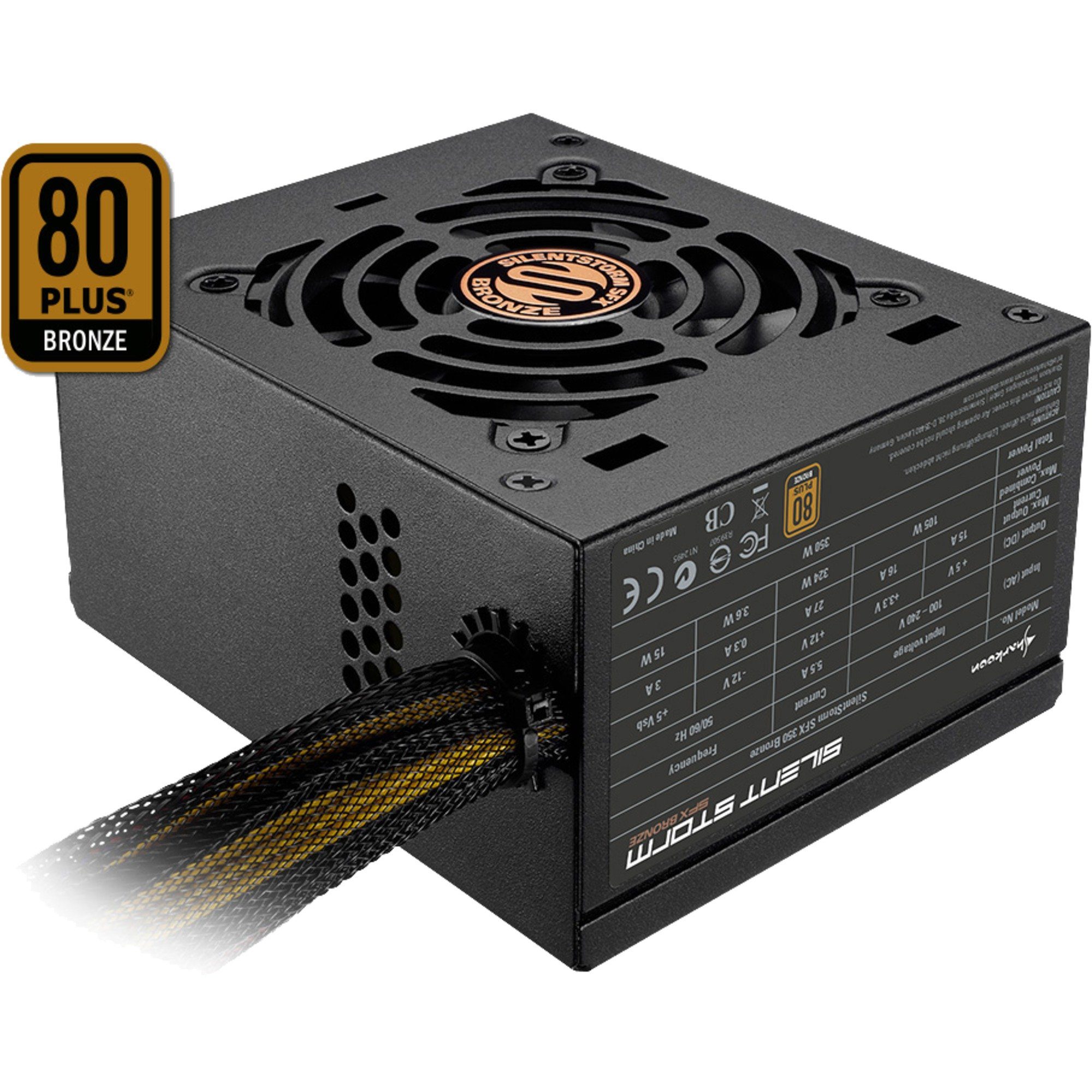 Sharkoon Sharkoon SilentStorm SFX Bronze 450W, PC-Netzteil, PC-Netzteil (80 PLUS Bronze)
