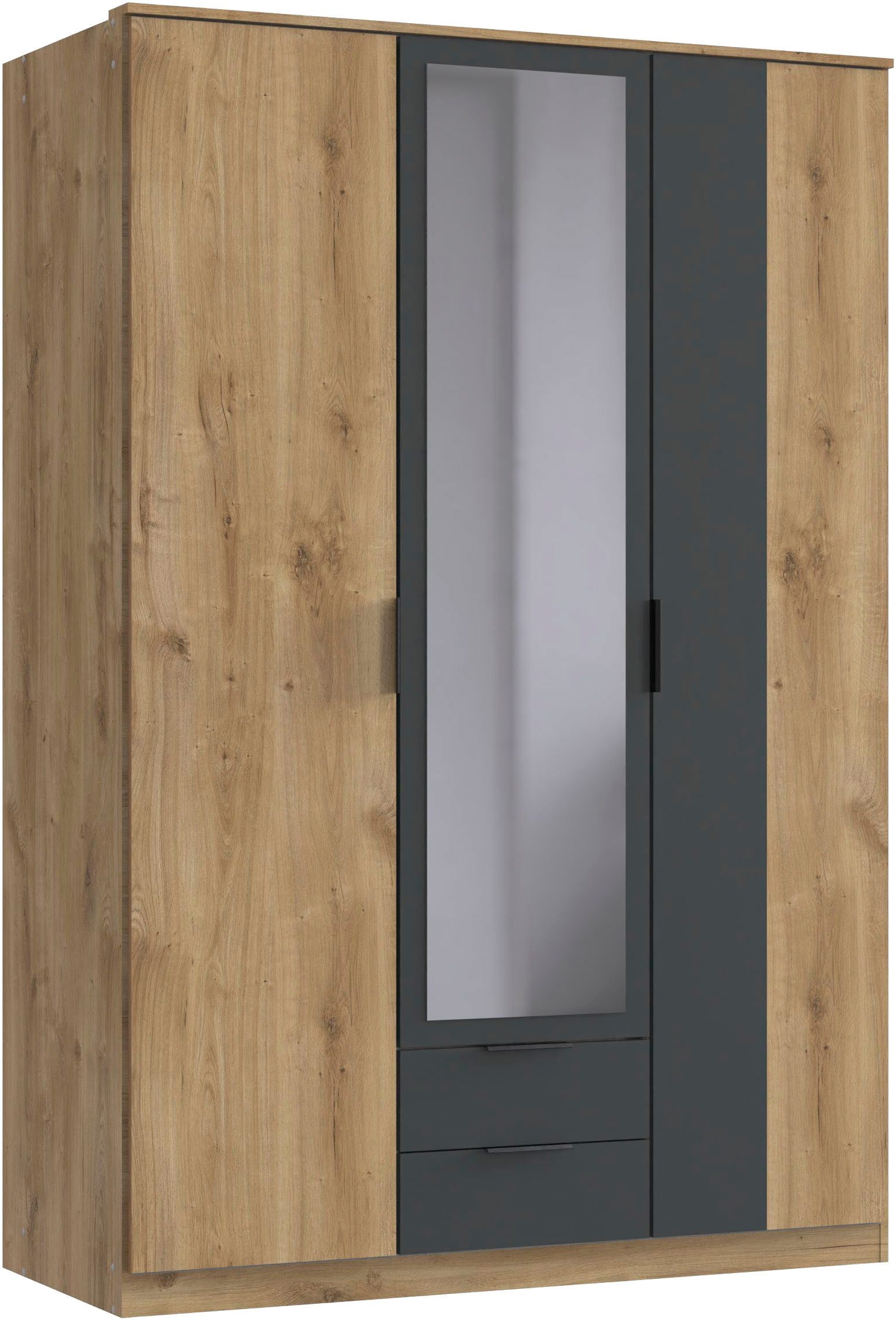 Wimex Drehtürenschrank Texel in der Breite 135cm mit Metallgriffen