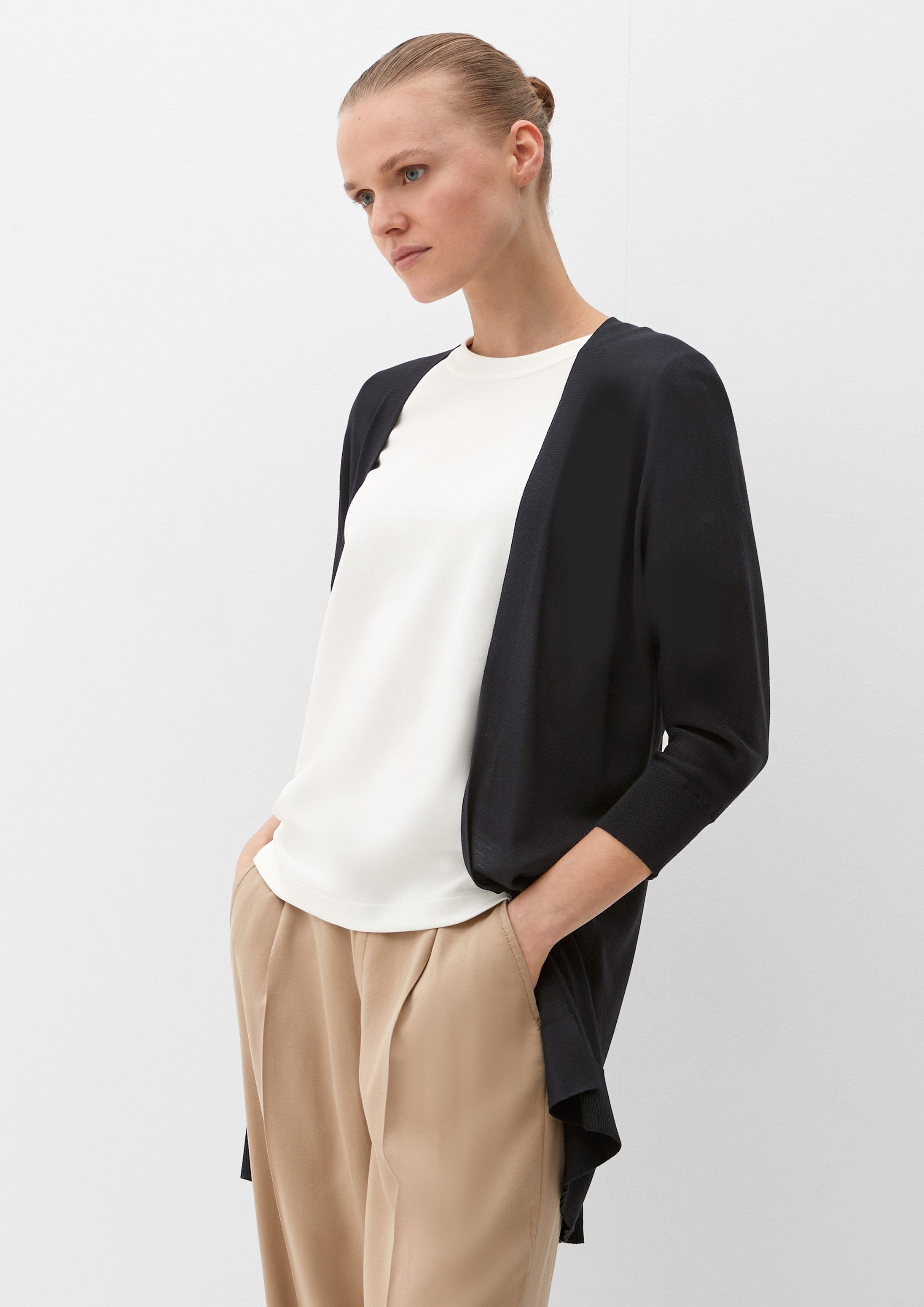 s.Oliver Cardigan Strickjacke Strickjacke aus Viskose