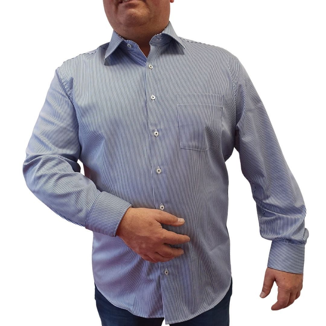 Eterna Businesshemd 8029-X19P, Langarm Cool Shirt, kühlend Modern Fit bügelfrei