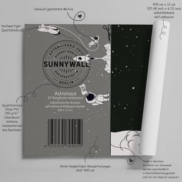 Sunnywall Bordüre Astronaut (Bordüre - 400 cm), Weltall, (1 St), selbstklebend