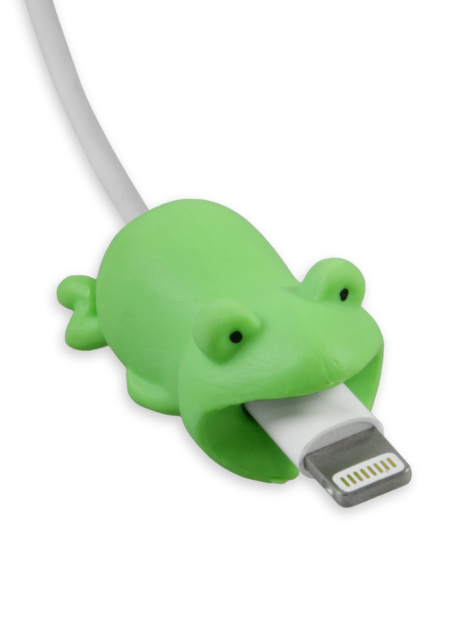 PhoneNatic Handy Stecker-Schutz Kabeltier - kompatibel mit Lightning Kabel Smartphone-Kabel, Frosch