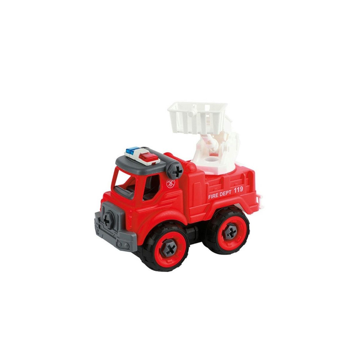 Toi-Toys Spielzeug-Auto Spielset mit Feuerwehr- und Polizeiauto