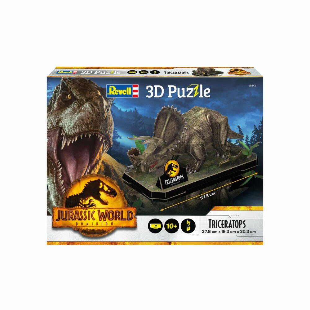Revell® 3D-Puzzle Jurassic World Dominion Triceratops, 44 Puzzleteile