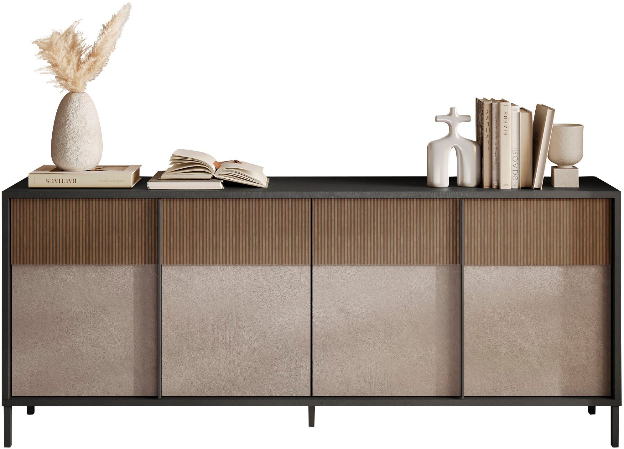 INOSIGN Sideboard "Everest Breite 206 cm, Kommode mit 4 Türen" Anrichte, So günstig online kaufen