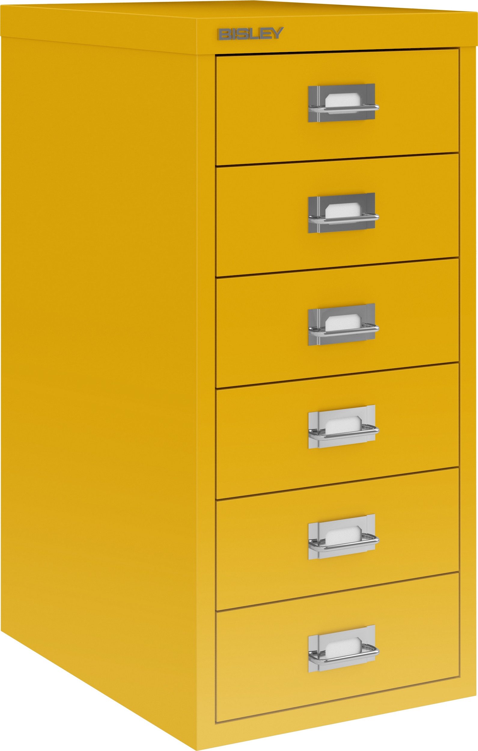 Bisley Aktenschrank MultiDrawer Schubladenschrank in Sunflower - Maße: H 59 x B 28 x T 38 cm