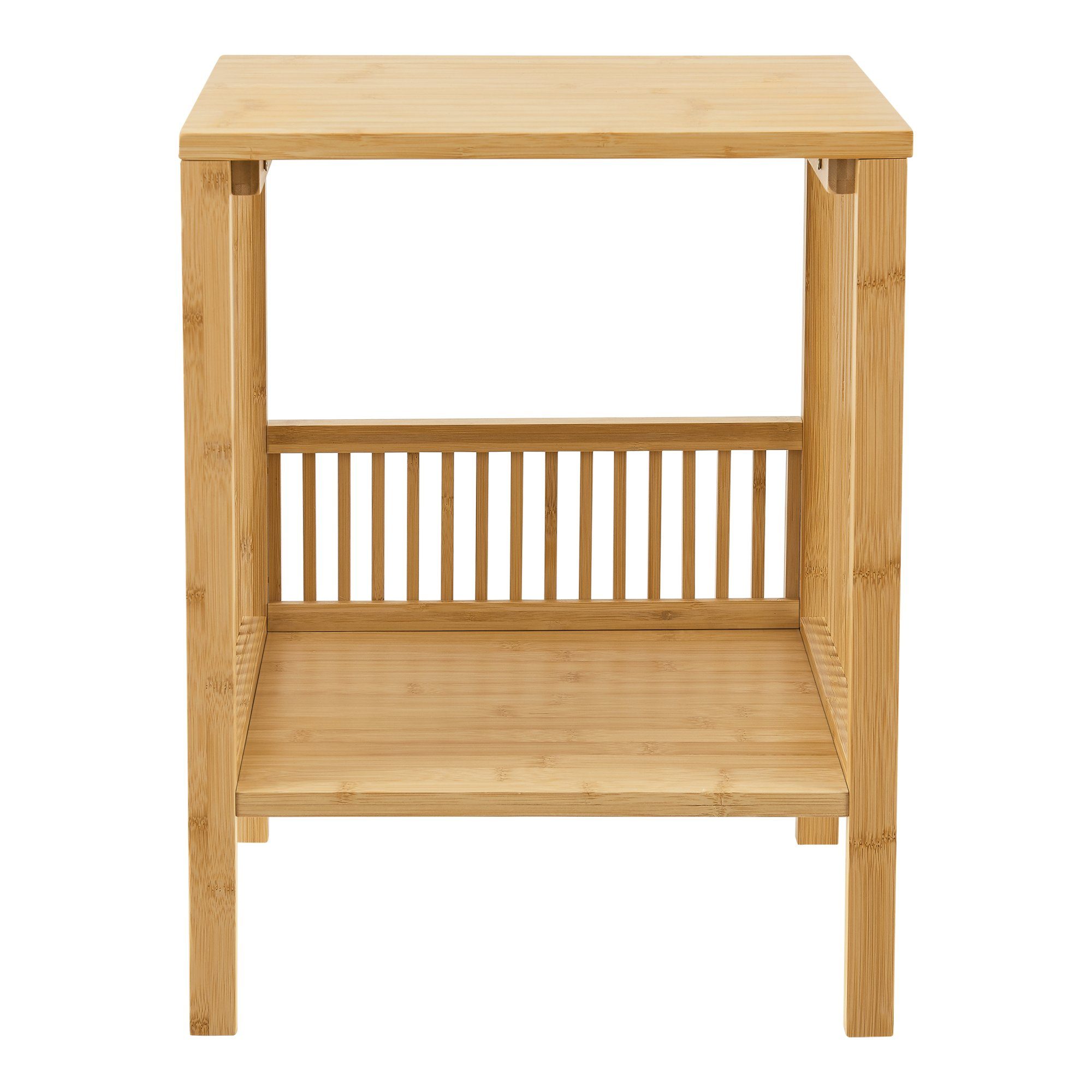en.casa Beistelltisch (1-St), »Varde« 50 x 39 x 33 cm Bambus – Bild 4 von 5