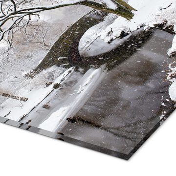 Posterlounge Acrylglasbild Editors Choice, Winter in New York, Wohnzimmer Fotografie