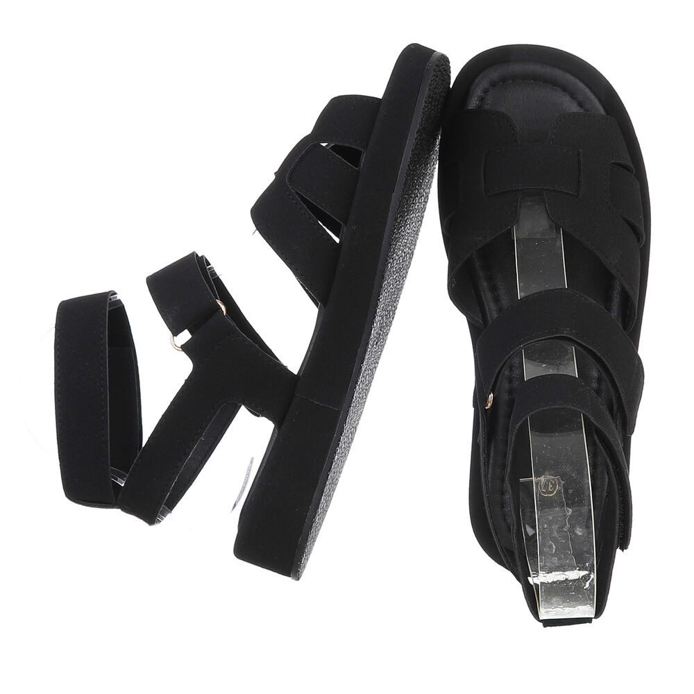 Ital-Design Bequeme Damen-Sandalen mit breiten Riemen günstig online kaufen