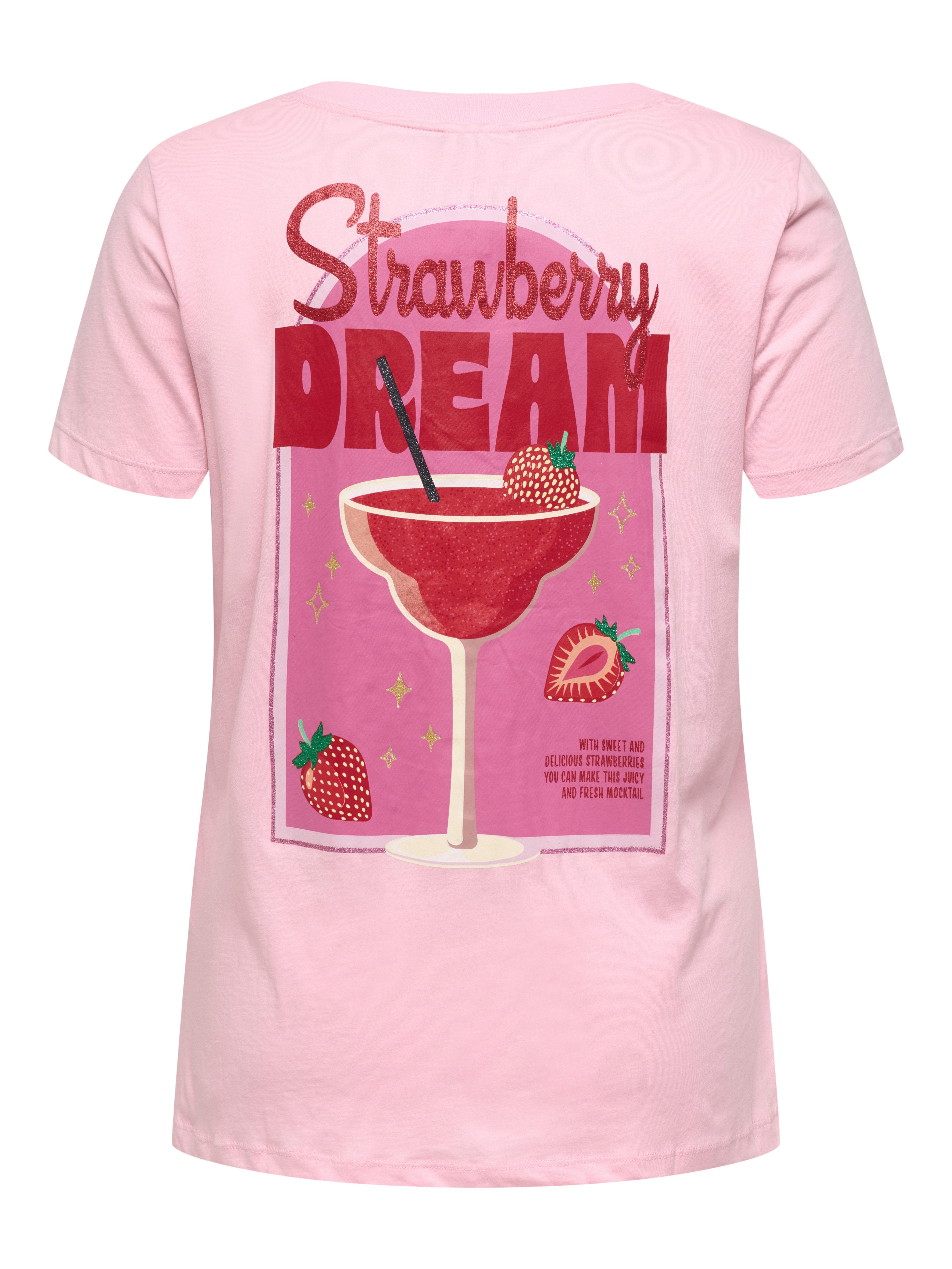 ONLY CARMAKOMA T-Shirt CARADDISON LIFE S/S O-NECK REG TEE JRS
