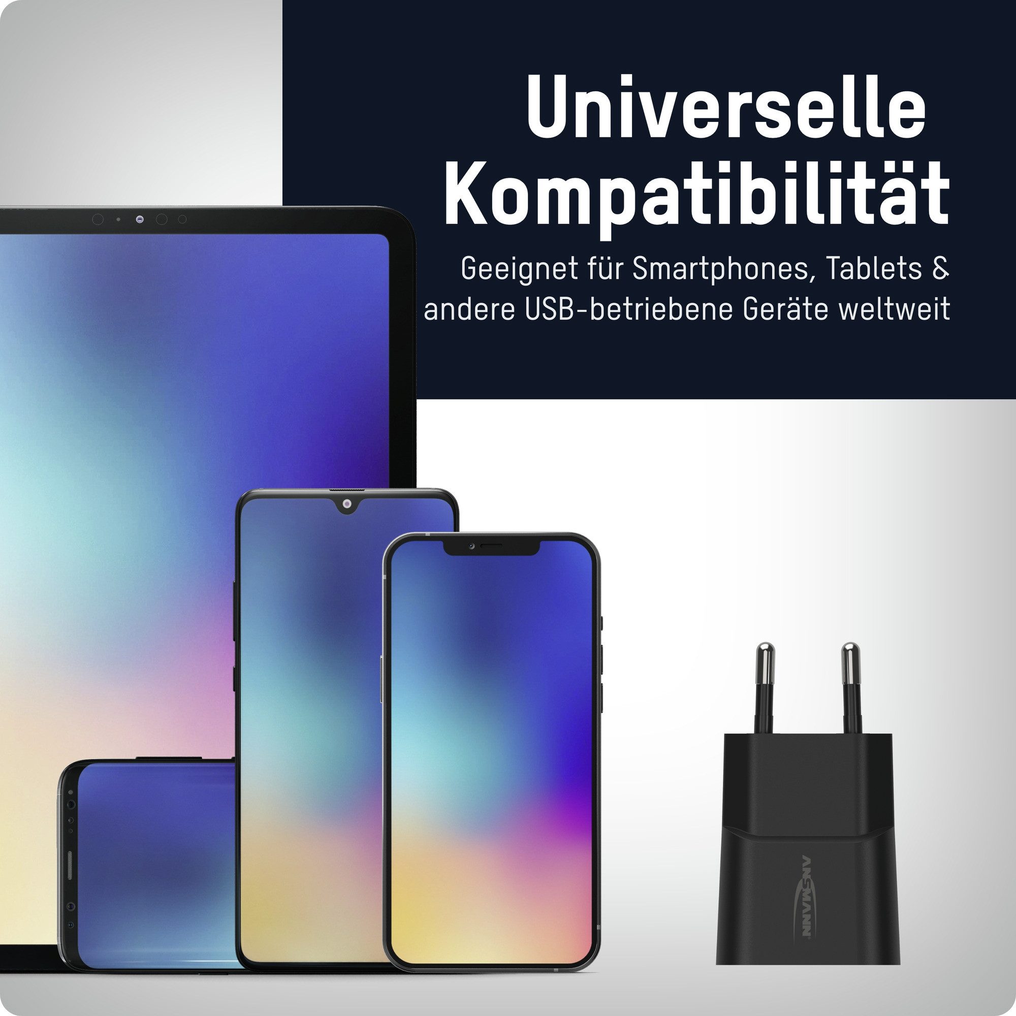 ANSMANN AG USB Ladegerät 5 W mit USB Schnellladung USB-Ladegerät – Bild 4 von 5